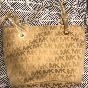 MK gold purse